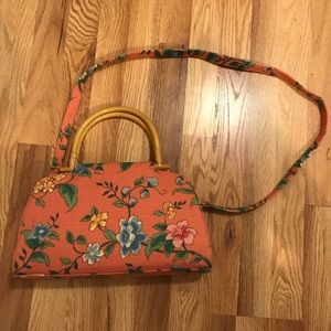 Vintage floral purse